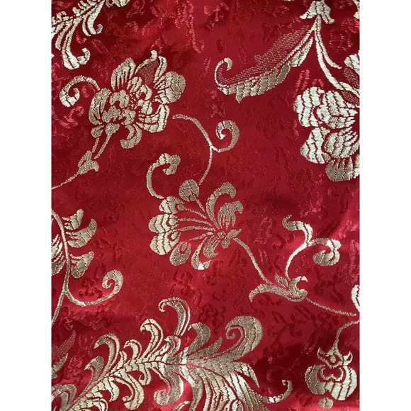 Chinese New Year Baby Boy Girl Shirt Pants Set Red Satin Outfit Size M Kids NWOT - Picture 6 of 16